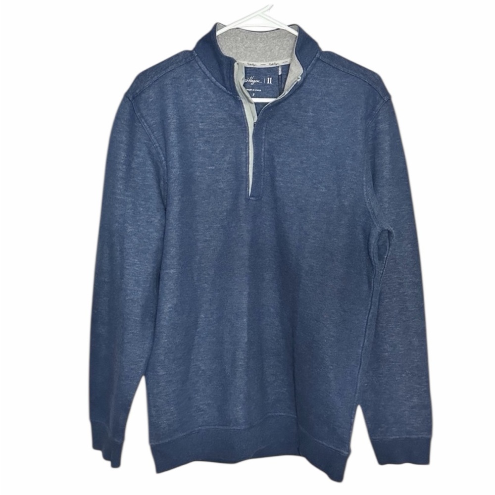 Walter Hagen Mens Performance 11 Pique Midweight 1/4 Zip Golf Pullover Small NWT